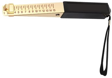 Fire Door Gap Gauge,1-15 mm Precise Wedge Door Gap Measuring Tool,Durable Functional Engineering Ruler,Feeler Gauges for House Engineering Inspection Flatness Measuring Tool Ruler (0.5mm)