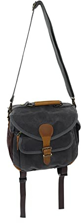 Segrehy Canvas Camera Shoulder Bags Vintage Casual Large Space SLR DSLR Canvas Camera Case for Photography Travel