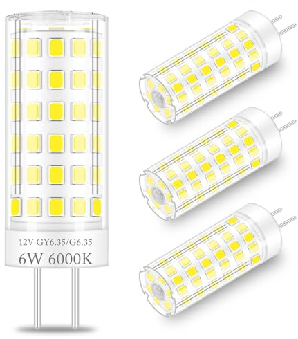 XIMNCHNI GY6.35 LED 6W 6000K 50W-60W Halogen Ersatz