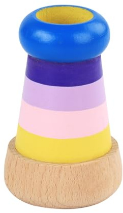 Kaleidoskop für Kinder – Holzspielzeug, visuelle Erkundung, Förderung der Fantasie, unterhaltsame Lernaktivität, Eltern-Kind-Unterhaltung | Tragbare Größe von 8 x 5 cm, kreatives Spielen, Spaß für unt