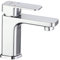 Kibath L152444 Rubinetto monocomando Che Design Stilizzato e Quadrato. Realizzato in Ottone e Finitura cromata Include raccordi, Tubi e Cartuccia. Ricambi garantiti, Cromo Lucido