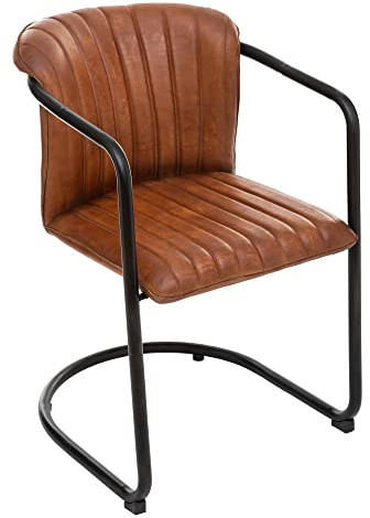 Atmosphera - Ledersessel Kavi cognacfarben - Cognac-braun