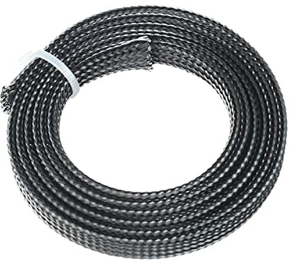 Othmro - Guaina di protezione per cavi da 1,0 m – 1,0 cm – 1,0 cm – guaina per cavi intrecciati – protegge il gatto dai cavi da masticare – bianco e nero