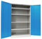 Schrank & Stuhl Werkzeugschrank Koloss – Werkstattschrank mit 4 höhenverstellbaren Fachböden, Stahlschrank für Werkzeuge, 195 x 120 x 60 cm (H x B x T), Grau/Lichtblau