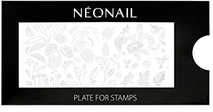 NEONAIL Stamping Plate 16 - Stamping Platte - Schablonen Platte - Nail Art - Nageldesign - Nagel Stempel Schablone - French Nails Schablone - Nagelkunst Stempel