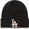 New Era Los Angeles Dodgers MLB League Essential Cuff Knit Schwarz Beanie-Mütze - One-Size