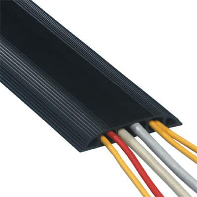 Offeco - Kabelrinne - Kabelrinne - Kabel-Organiser- Kabelrinne 1500mm - Kabelrinne schwarz - Fußböden - Boden