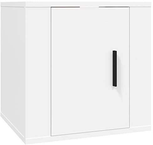 vidaXL Mueble para TV de Pared Blanco 40x34,5x40 cm, Mueble de TV, Armario de TV de Pared, Armario Auxiliar, Armario de TV, Soporte de TV, aparador