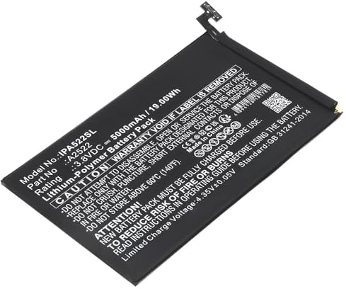 CELLONIC, Akku für Tablet kompatibel mit Apple iPad mini 6 (2021) - A2568, 6 - A2569 (3.8v, 5000mAh)