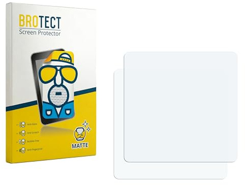 BROTECT Schutzfolie für Bambu Lab A1 Mini | 2 Stück Entspiegelnder Displayschutz Made in Germany Matte Displayschutz-Folie Anti-Reflex Anti-Fingerprint Einfache Montage