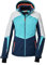 killtec Damen Skijacke/Funktionsjacke mit abzippbarer Kapuze und Schneefang KSW 66 WMN SKI JCKT, aqua, 40, 41952-000