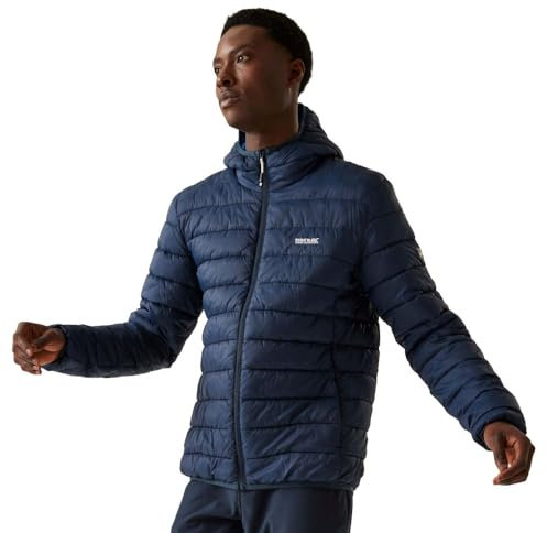 Regatta Mens Hooded Marizion Padded Puffer Jacket with Hood, Water Repellent & Lightweight - Perfect for Outdoors, Walking, Hiking & Camping