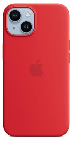 Apple iPhone 14 Silicone Case with MagSafe - (PRODUCT) RED 