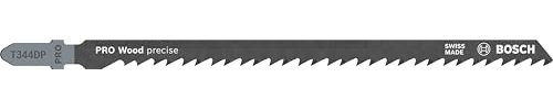 Bosch 2x PRO Wood precise T344DP Stichsägeblatt (für Bauholz, Weichholz, Länge 152 mm, Professional Zubehör Stichsäge)