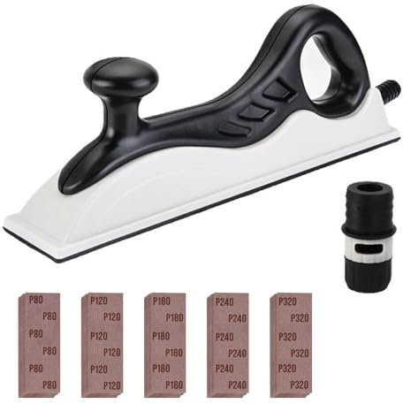 Lijadora Manual, 420 X 70 mm Bloque De Lijado Con Mango De Succión Extracción De Polvo Lijado Sin Polvo Bloque De Esponja Para Lijar Paneles De Yeso Pulido De Madera Limpieza De Edificios