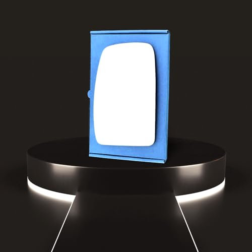 Replacement Car Door Wing Mirror Glass Compatible with Renault Master (2004 to 2024)& Vauxhall Movano (1999 to 2021)-STICK-ON Wide Angle - Left Passenger Side)