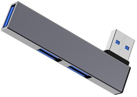 90 Gradi USB Tipo C Hub Docking Station 4 Porte Trasferimento Dati Expander Veloce USB3.0 Per PC Laptop