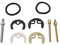 11 PCS Monobloc Tap Fixing Kit Single Hole Hot 1 Hole Bracket Bolt Cold Water Faucet Monobloc Tap Bolt for Bathroom Basin or Kitchen
