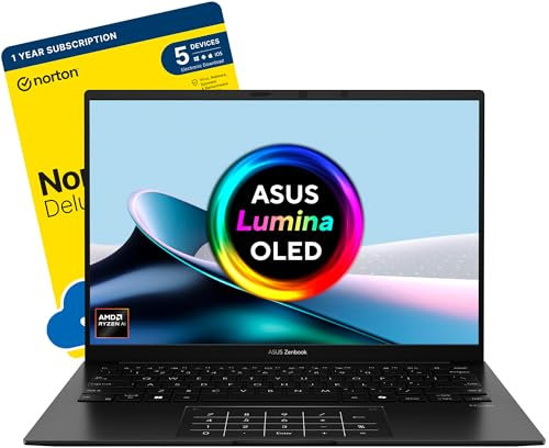 ASUS ZenBook 14 OLED UM3406 (AMD Ryzen AI 7 PRO 350, 16 GB LPDDR5x-SDRAM, 1 TB SSD, 14 3K, Wi-Fi 6E, Backlit Keyboard, Windows 11 Home)