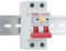 YANHAO Disjoncteur 10a,Contacteur 220v Disjoncteur différentiel YCB9LE-80M 2P 230 V RCBO 30 mA avec Protection Contre Les surintensités et Les fuites(10A)