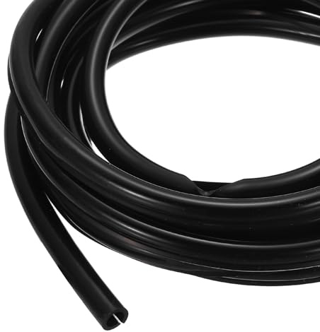 QUARKZMAN 3 m Gaine Silicone Fendue, Diamètre Intérieur 6 mm Noir Gaine Silicone Fendue Organisateur de Câble Enveloppe de Protection pour Câble USB Charge Câble Alimentation
