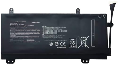 QSHUTECH 55Wh C41N1727 batteria del computer portatile Replacement per Asus Zephyrus GM501 GM501G GM501GS GM501GM ROG GU501 GU501GM Series Notebook 0B200-02900000M Alte prestazioni