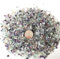 1 lb Natürlicher Fluorit Kristall Crushed Stone Healing Reiki Kristall Unregelmäßige Shaped Stones Schmuckherstellung Dekoration