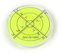 Acrylic Large Spirit Bubble Level 60mm Diameter, Degrees - Acrylic Housing, Surface Level, Bulls Eye Bullseye Vial Round - Perfect for Tripod and More
