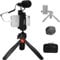 COMICA Kit Vidéo pour Smartphone, CVM-VM10-K2 Pro Vlogging Kit avec Cardioïde Microphone, Smartphone Micro équipement avec Mini Trépied pour Youtube/TikTok/Smartphone/Android Vlogging