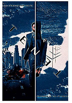 Tenet Poster Vintage Classic Movie Leinwand Wandkunst Dekor Gemälde für Wohnzimmer Heimdekoration ungerahmt 60 x 90 cm