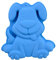 Fanxizibusi Moule Gommeux Chocolat Chien, Moules Cuisson Silicone Chiot Forme D'Animal Mignon, Pour Faire Glace Motifs Chiot, Biscuits, Bonbons, Chocolat, Savons, Gâteaux, Pain, Gelée, Pudding (Bleu)