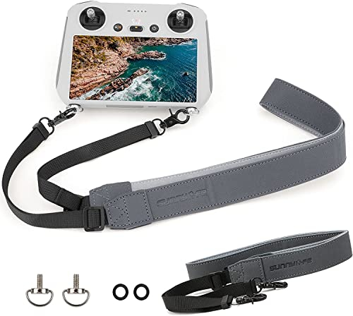 LTSKY Correa para mando a distancia DJI Mini 3/Mini 3 Pro/Mini 4 Pro/Air 3/Air 2S/Air 3S/Mavic 3 Classic Controller, correa ajustable de PU para DJI RC/RC 2/RC Pro/DJI Smart Controller