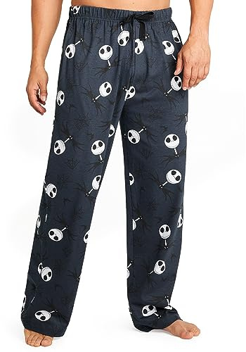 Disney Mens Pyjama Bottoms PJs Loungewear Nightwear Teenagers Comfy Soft Trousers Lounge Pants with Pockets Sleepwear Gifts for Men