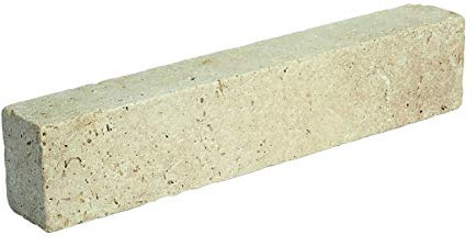Jardinex Bordure de travertin 30 x 10 x 10 cm - Beige (Lot de 1)