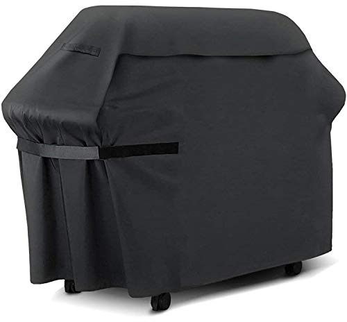 PIQIUQIU Copertura Barbecue Resistente alle intemperie 210D Oxford Tessuto Durevole Impermeabile Barbecue Copertura, Copertura Barbecue Resistente allo Strappo, Resistente ai Raggi UV (145x61x117cm)
