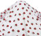 BENECREAT 2.2 Yard Frucht-Spitzenstoff Erdbeer-Pailletten-Netzstoff, 161cm Breit Nylon-Tüll-Netzstoff Für Schleier, Kleider, Kopfschmuck, DIY-Handwerk, Vorhang, Heimdekoration