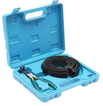 Auto-Kolbenring-Kompressor-Set, 10 Stück Kolbenbänder (65–105 mm) mit Zange, Fahrzeugwartungswerkzeug-Set für die Reparatur von PKW-Motoren