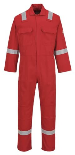 PORTWEST Combinaison classique Bizweld Rouge M - FR(42-44) - UK(32-34) - Vêtements de travail