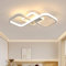Comely Deckenlampe LED 36W 4000LM, Weiß LED Deckenleuchte Moderne, LED Deckenbeleuchtung für Wohnzimmer Schlafzimmer SalonBalkon, Warmes Weiß 3000k