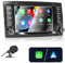 Liulbobu Autoradio für VW Touareg 2004-2011 Transporter T5 Multivan 2004-2009 Kompatibel Wireless Apple Carplay & Android Auto, 7 Zoll Radio mit Touchscreen/Bluetooth/FM/AM/USB/DSP/RDS/Mirror Link