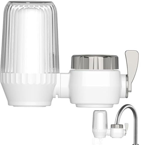 Filtro Agua Grifo, Adaptador Grifo Cocina, Water Filte, Filtro De Agua Para Grifo Sistema Filtro De Agua, Grifo Descalcificador Filtra Sustancias, Incluidos El Cloro, La Cal Y El Mal Sabor.