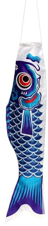 WASTEBIN Cartoon Fish Wind Sock Colorful Japanese Windsocks Carp Koinobori Fish Wind Streamers