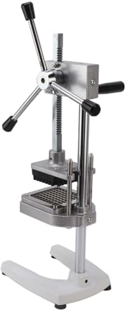 Stainless Steel French Fry Cutter Vertical Manual Potato Cutter with 3 Blades for Vegetables Carrots