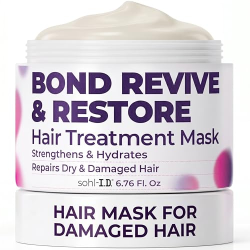 sohl-I.D. Hair Mask for Dry & Damaged Hair – Deep Conditioning Repair Treatment to Restore Smoothness & Shine – Moisturizing Hair Mask with Vitamins B3, B5, B7, C & E – Vegan & Cruelty-Free 200ml