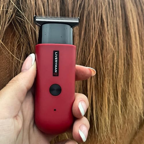Liveryman Cortadora de Pelo Robin, Recortadora Ligera, Ideal para Cabeza, Oreja, Cara y Cuerpo, Silenciosa y con Vibraciones Mínimas, Unisex-Adultos