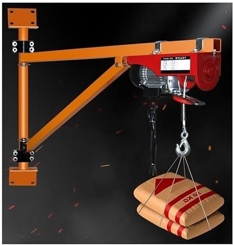 BDKSEXBF Polipasto eléctrico + Soporte de Pared, grúa doméstica pequeña