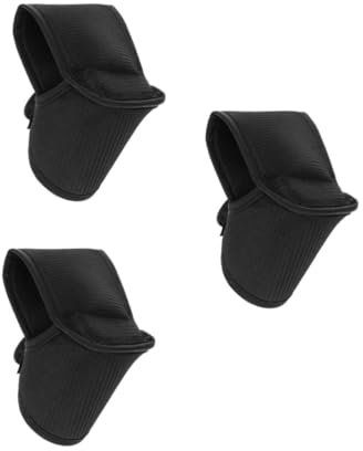 Yardwe 3 Stück Laufrad Brustschutz Griffe Kinderfahrräder Kinderfahrrad Kinderfahrrad Lenkerpolster Lenkerschutzhülle Mountainbike Lenkerabdeckung Rollerteile Schwarzer Stoff