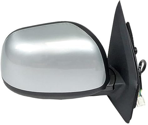 Conjunto espejo retrovisor Para M&ITSUBISHI Para Outlander EX CW 2007-2012 Espejo Retrovisor Eléctrico Plegable Con Calefacción Y Cable De 3/5/7 Pulgadas 7632A551(Plata,RIGHT-3 WIRE)