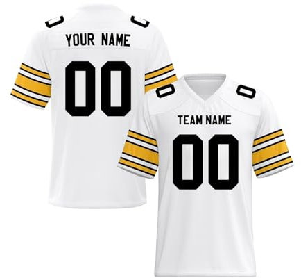 KONG JIMFAN Personalisiertes American Baseball Trikot,Individuell Bedruckt Namen Nummer & Logo,Trikot Für Erwachsene Und Kinder Unisex Personalisiertes Trikot Teamtrikot Trikot(4-3)