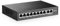 YuLinca Mini interruptor PoE de 10 puertos con 8 puertos PoE+, 2 Fast Ethernet Uplink, 10/100 Mbps, 120 W 802.3af/at PoE, interruptor de red PoE+ de metal sin ventilador Plug & Play